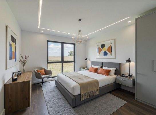 Möblierungsbeispiel Gästezimmer