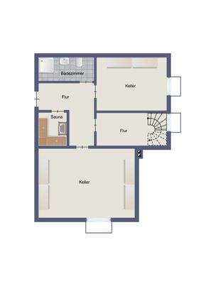 Grundriss Keller