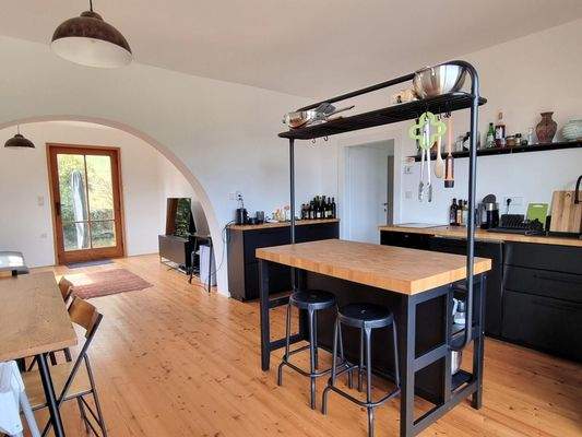 Essbereich mit Küche