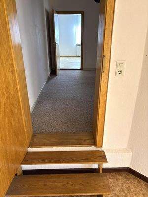 Blick von Zimmer IV in Zimmer III und II