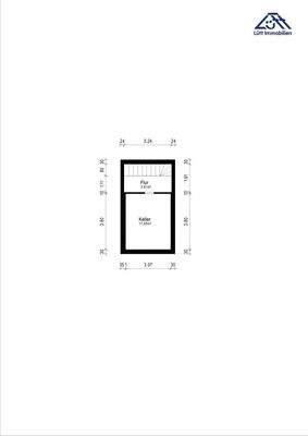 Grundriss Wohnung 1 Kellergeschoss