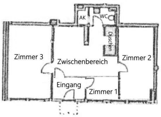 Grundriss (ohne Maßstab)