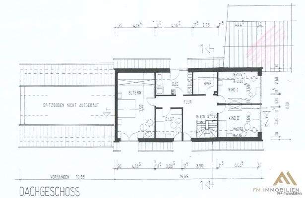 Grundriss Dachgeschoss