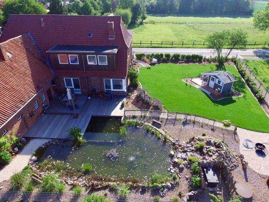 Gartenanlage / Luftbild 