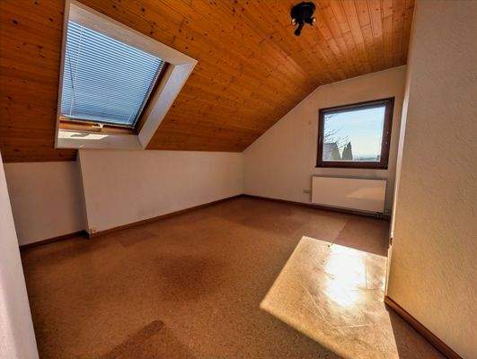 Kinderzimmer im Dachgeschoss