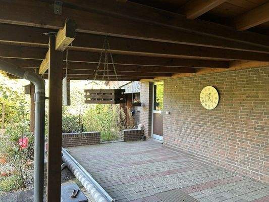 Überdachte Terrasse