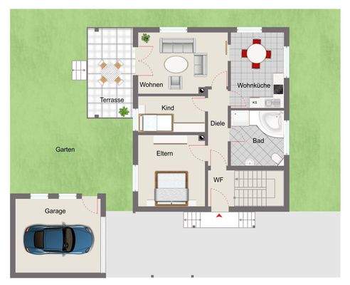 Grundriss Erdgeschoss