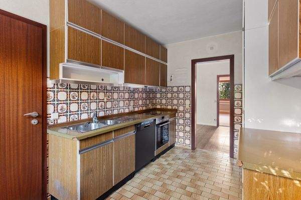 Die gut gepflegte Küche