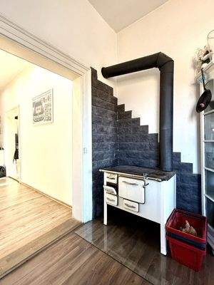  Kaminofen mit Herd 1. OG