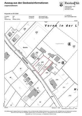_Baugrundst. Wehlen_Grundstücksverlauf_Auszug a.d.