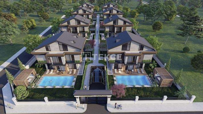 Detached Villas with Private Pools in Gürpınar Beylikdüzü