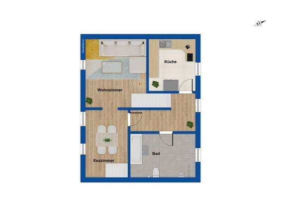 Grundriss Hinterhaus OG