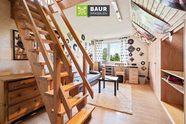 Treppe zum Dachspitz