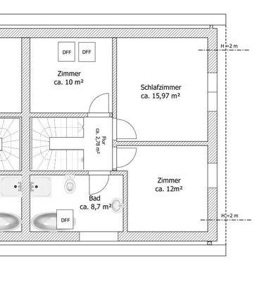Grundriss Dachgeschoß