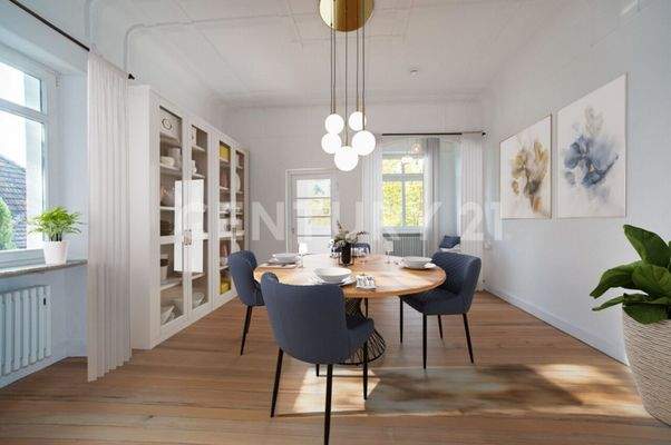 Visualisierung Esszimmer OG