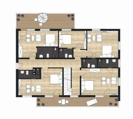 Hotel Dorfkrug Obergeschoss 1