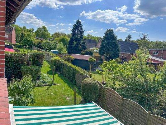 Blick aus dem Wohnzimmer