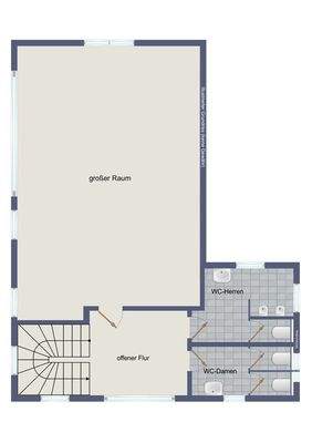 1. Obergeschoss (kein Maßstab) 