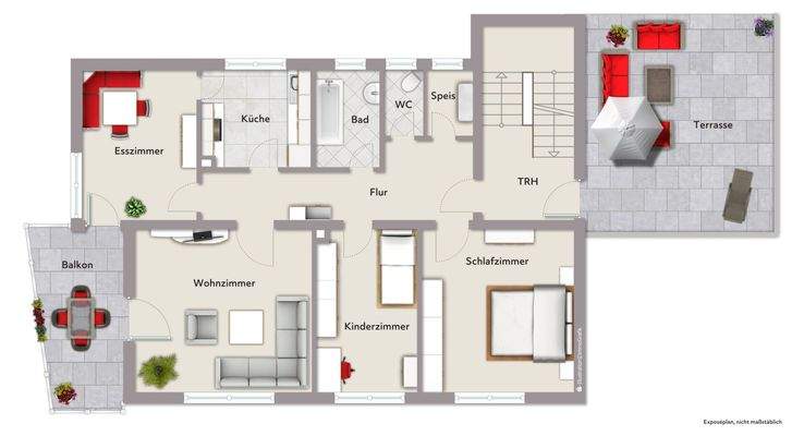 Grundriss Obergeschoss