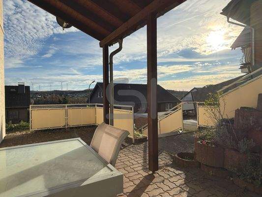 Ausblick von der Terrasse