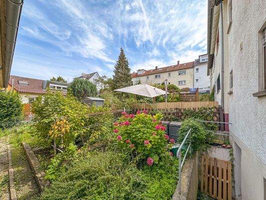 Garten hinterm Haus