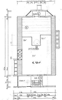 Grundrisse Spitzboden