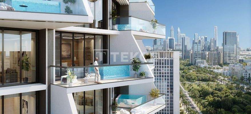 Signature Flats with Private Pool in Jumeirah Village Circle