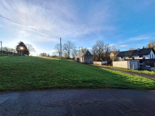 Blick auf das Grundstück