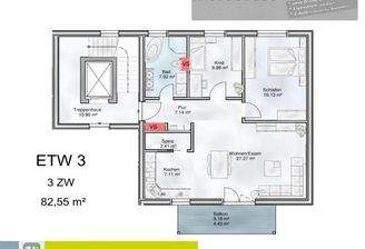 Grundriss ETW 3 Knebel