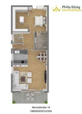 Obergeschoss Grundriss