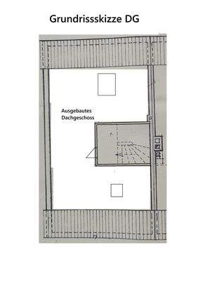 Grundrissskizze DG