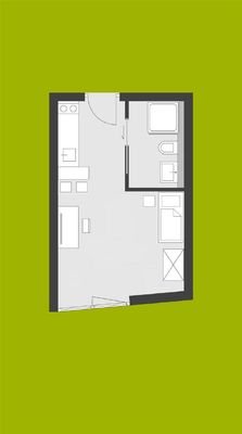 Grundriss der Wohnung