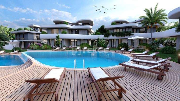 Stylish Houses Within Walking Distance of the Sea in Girne