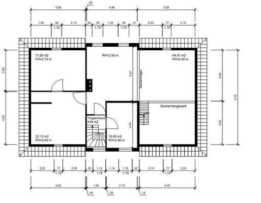 Grundriss 1.Dachgeschoss