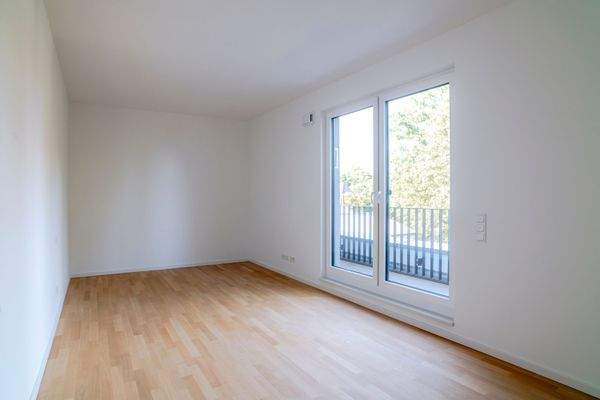 Blick in das Schlafzimmer