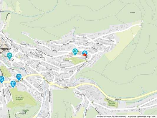 Geolyzer Kartenausschnitt