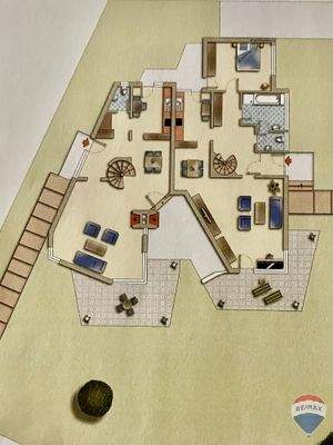 Grundriss möbeliert EG