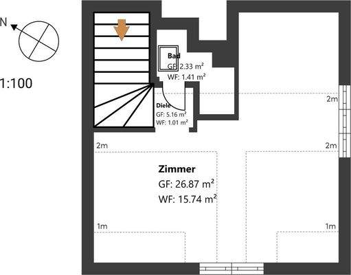 Grundriss Dachgeschoss