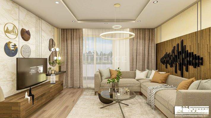 New Apartments 50 m from 100.Yıl Boulevard in Antalya Muratpaşa