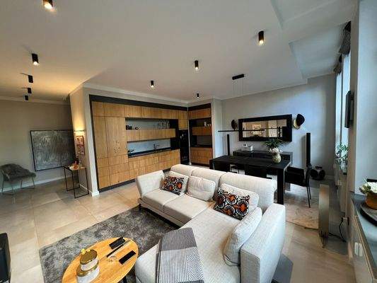 Blick auf die Küchenzeile