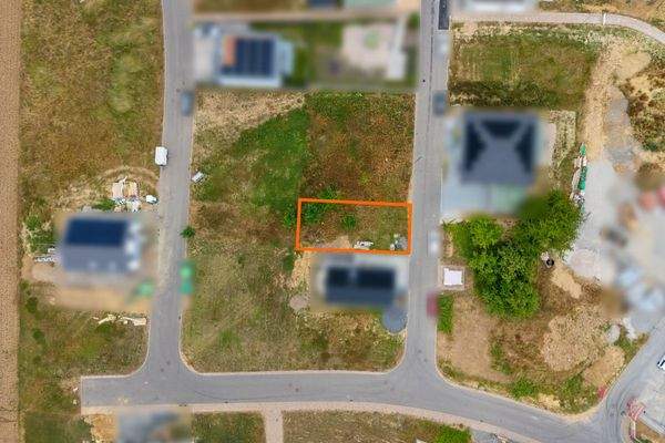 Luftansicht Flurstückmarkierung