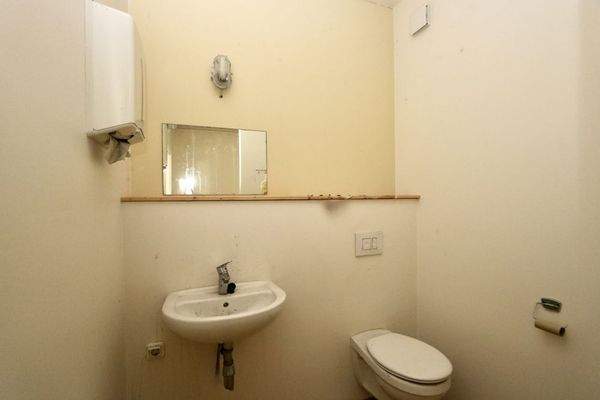 Das sanierte WC im Erdgeschoss