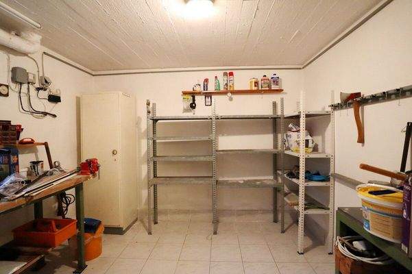 Werkraum im Kellergeschoss