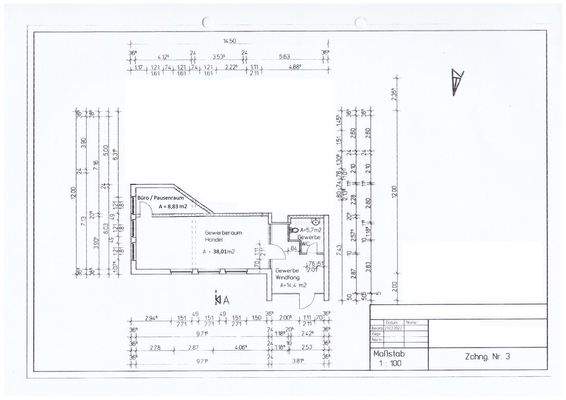 Grundriss Gewerbe EG