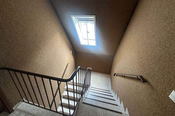 Treppenaufgang von oben