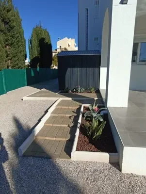 Zugang zum Haus