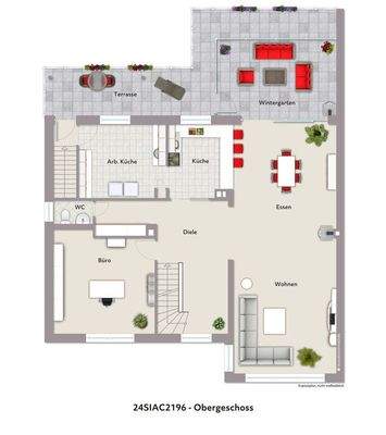 Grundriss OG visu 2196