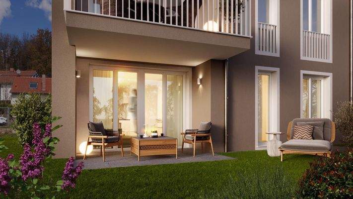 Terrasse EG-Wohnung 3-8