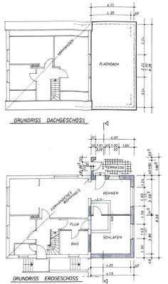 Anbau mit akt. Raumaufteilung