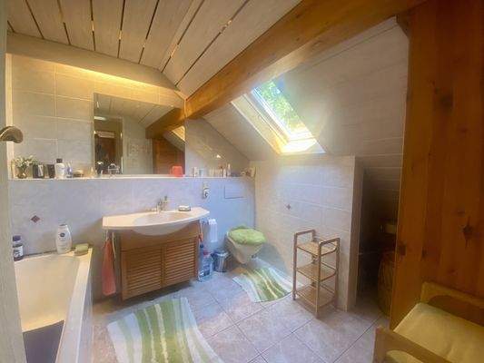 Badezimmer Dachgeschoss